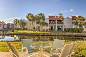 Bradenton Beach Condo with Patio Walk to Ocean!